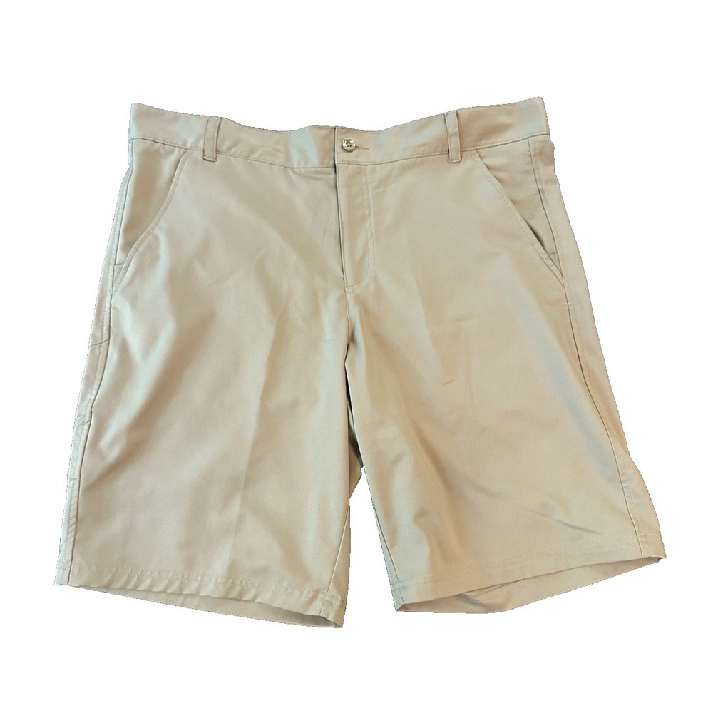 FILA Sport Golf Khaki Mens Shorts 36 Tan Performance Athleisure Athletic Outdoor